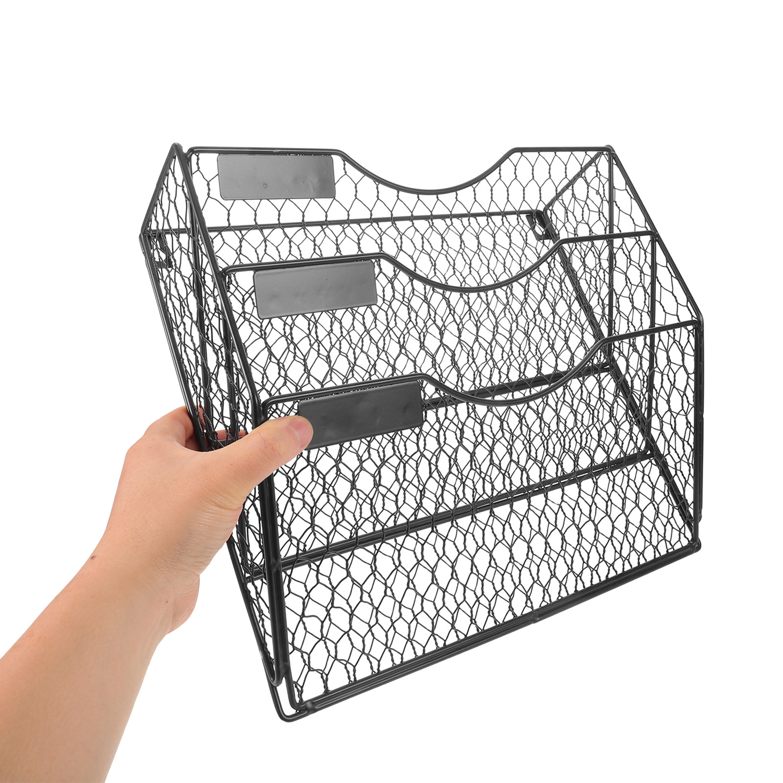 3단 벽걸이형 파일 정리대, 메시 소재의 우편물 분류함 - Magazine Holder Rack 리뷰 및 가격