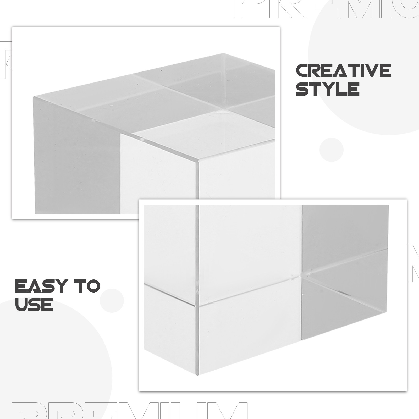 정사각형 투명 크리스탈 페이퍼웨이트, 무거운 투명 페이 - Paper Weight Crystal 리뷰 및 가격