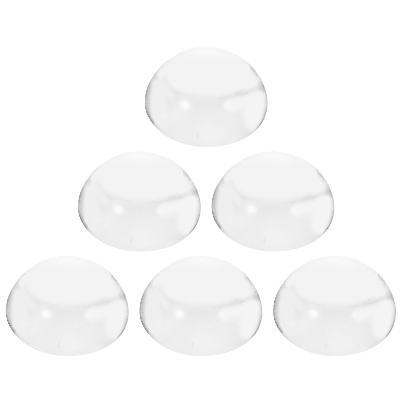 투명한 크리스탈 볼 모양의 반구형 유리 돔 6개 세트, - Paper Weight Crystal 리뷰 및 가격